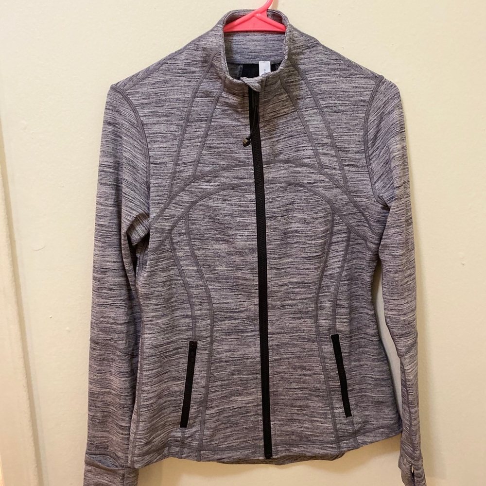 Lululemon gray heather zip up jacket